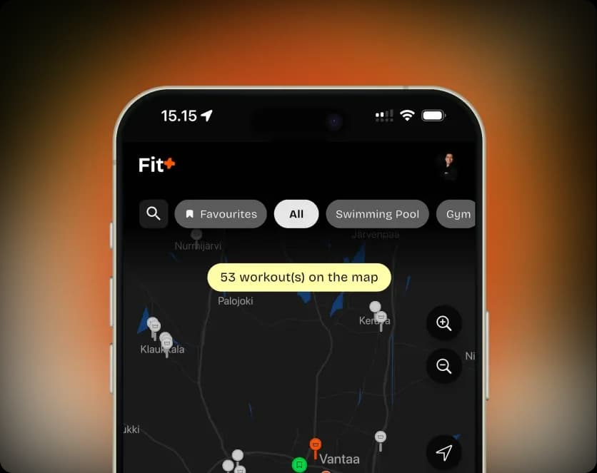 Visibility on the Fit+ map
