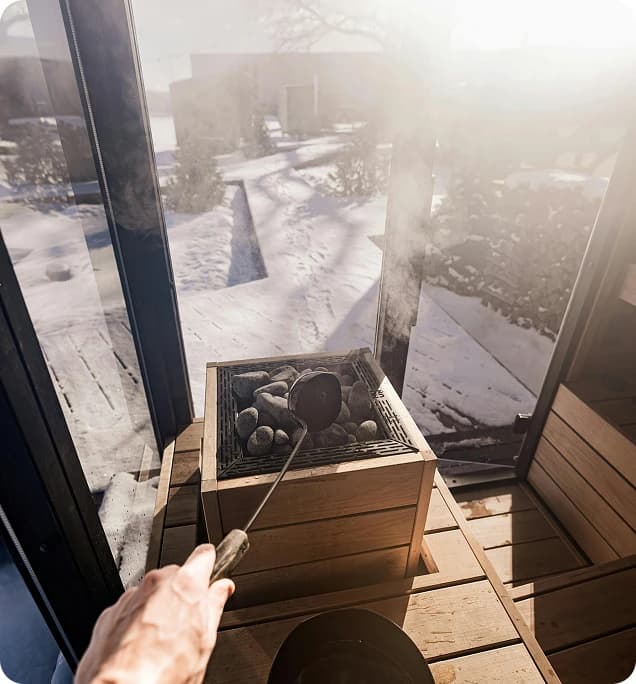 Sauna break → Travel day